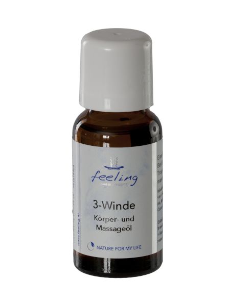 3-Winde Bauchmassageöl bio - pflegendes Baby-Hautöl - feeling