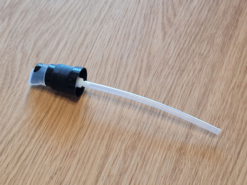 Dispenserpumpe schwarz für 100 ml Blauglas