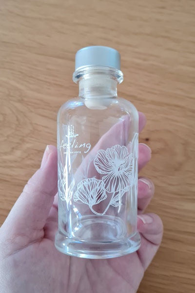 Duftvase leer mit Deckel