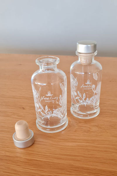 Duftvase leer mit Deckel