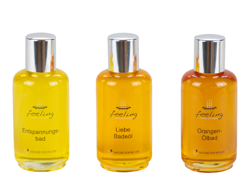 Pflege &amp; Genuss | Badeöl-Trio