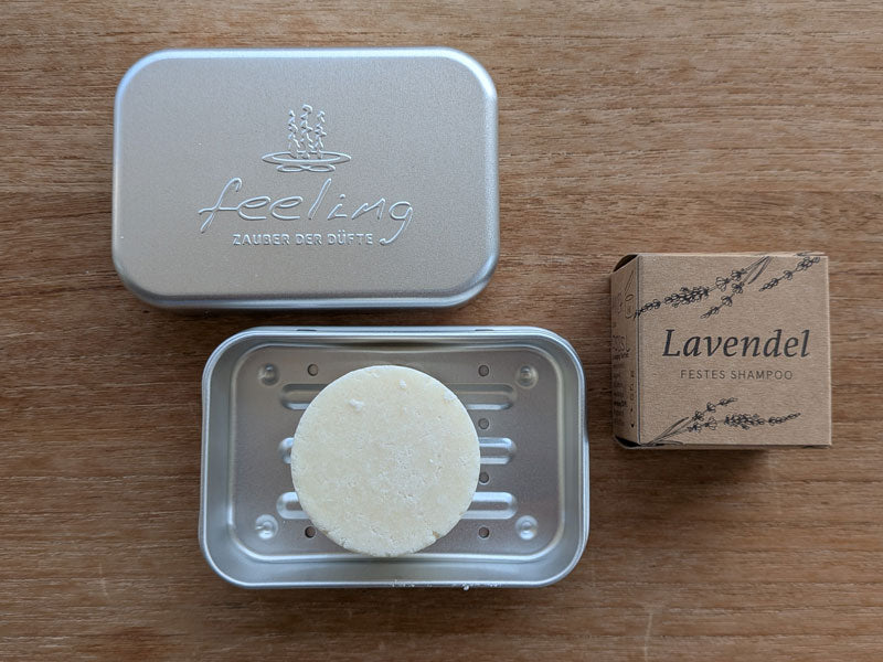 Seifenbox für festes Shampoo