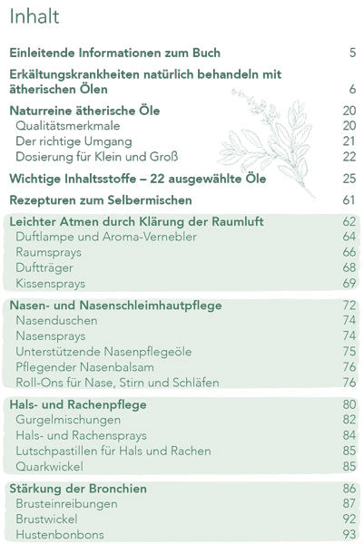 Ätherische Öle für die Erkältungszeit