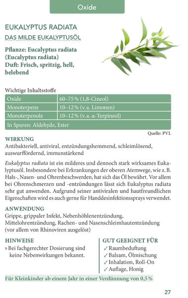 Ätherische Öle für die Erkältungszeit