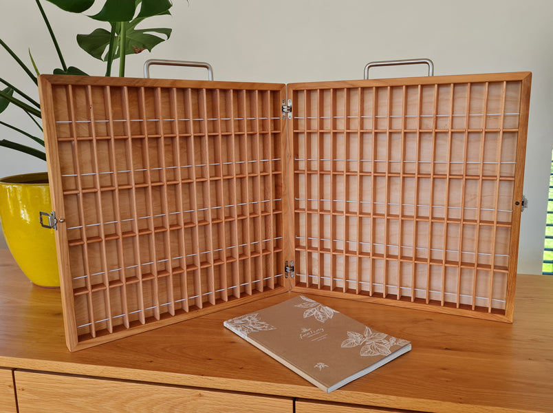 Holzkoffer für ätherische Öle (ohne Inhalt) - feeling