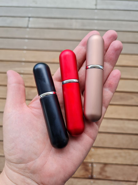 Inhalierstifte Glas/Alu wiederbefüllbar