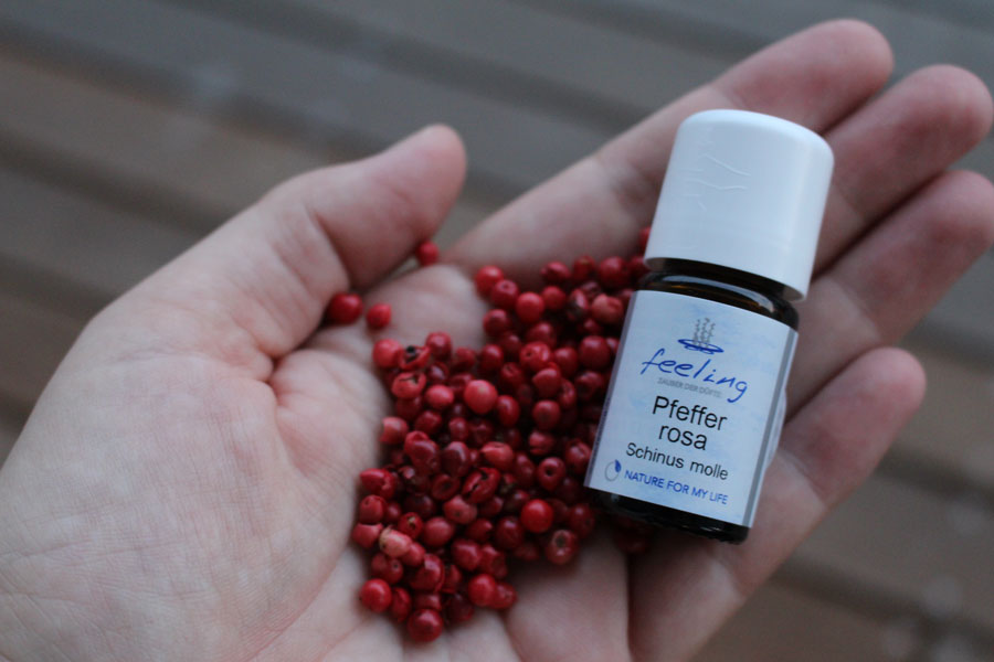 Pfefferbeerenöl rosa Schinus molle