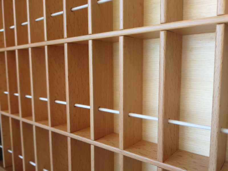 Holzkoffer EASY für 96 Stk. Flaschen